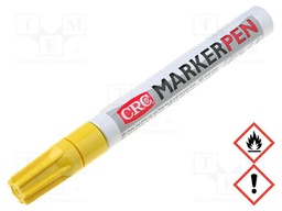 Marker: paint marker; yellow; MARKER PEN; Tip: round; 3mm