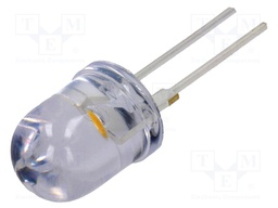 LED; 10mm; white warm; 30°; Front: convex; Pitch: 5.16mm; 3000(typ)K