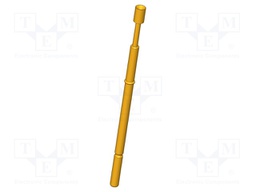 Test needle; Operational spring compression: 4mm; 8A; Ø: 2mm; 5N