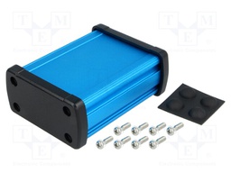 Enclosure: multipurpose; X: 68.7mm; Y: 89mm; Z: 35.2mm; aluminium