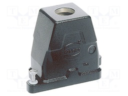Enclosure: for HDC connectors; Han® HPR; size 6B; for cable; M40