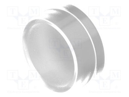 Actuator lens; OptoHiT; colourless; plastic; Ø29mm