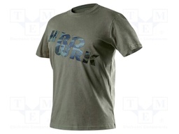 T-shirt; Size: XXL; olive; CAMO; 180g/m2