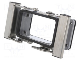 Enclosure: for rectangular connectors; size 4; straight; IP65