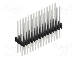 Connector: pin strips; pin header; male; PIN: 30; 1.27mm; THT; 2x15