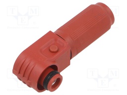 Connector: DC supply; plug; ES-100A; PIN: 1; for cable; crimped