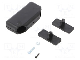 Enclosure: for alarms; X: 35mm; Y: 72mm; Z: 18mm; ABS; black