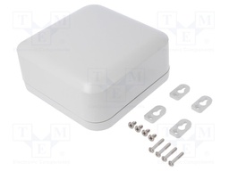Enclosure: multipurpose; X: 160mm; Y: 160mm; Z: 70mm; polycarbonate