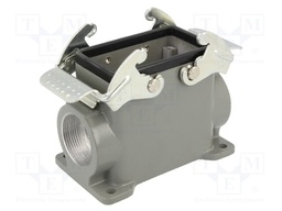 Enclosure: for HDC connectors; size 10B; with double latch; high