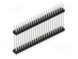 Connector: pin strips; pin header; male; PIN: 46; 2.54mm; THT; 2x23