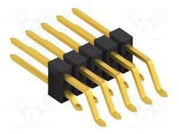 Connector: pin strips; pin header; male; PIN: 10; 2.54mm; SMT; 2x5