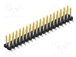 Connector: pin strips; pin header; male; PIN: 38; 2.54mm; SMT; 2x19
