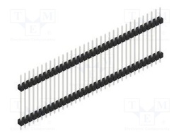 Connector: pin strips; pin header; male; PIN: 34; 2.54mm; THT; 1x34