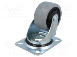 Transport wheel; Ø: 80mm; W: 36mm; H: 105mm; torsional; 150kg