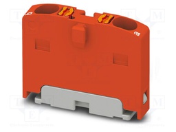 Splice terminal: rail; 17.5A; 450V; push-in; PA; L: 17.7mm; W: 4.2mm