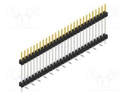 Connector: pin strips; pin header; male; PIN: 28; 2.54mm; SMT; 1x28
