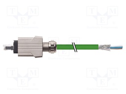 Connection lead; RJ45,male; IP65; 60VDC; 1.76A; 10m; Series: 7000