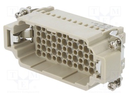 Connector: HDC; contact insert; male; DDD; PIN: 72; 72+PE; size D16B