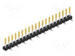Connector: pin strips; pin header; male; PIN: 20; 2.54mm; SMT; 1x20
