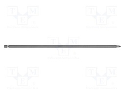 Screwdriver bit; Pozidriv®; PZ1; 1/4"; Overall len: 300mm