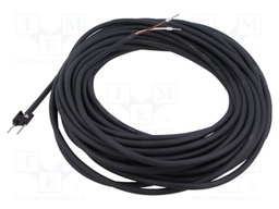 Cable with plug; -20÷55°C; 15m