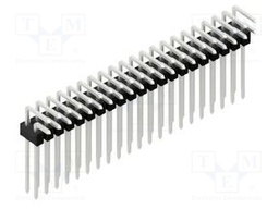 Connector: pin strips; pin header; male; PIN: 42; 2.54mm; THT; 2x21