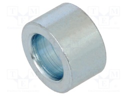 Spacer sleeve; 6.2mm; cylindrical; steel; zinc; Out.diam: 6mm