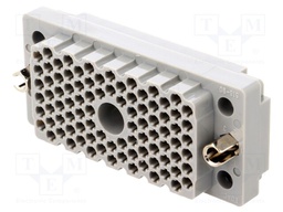 Connector: rectangular; socket; hermaphrodite; Mat: polycarbonate