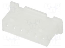 Plug; wire-board; female; 1.25mm; PIN: 6; w/o contacts; for cable