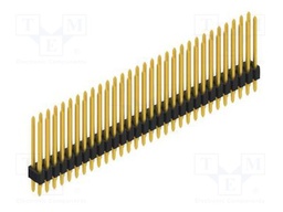 Connector: pin strips; pin header; male; PIN: 60; 1.27mm; THT; 2x30