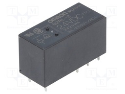 Relay: electromagnetic; DPDT; Ucoil: 24VDC; 8A/250VAC; 8A/24VDC