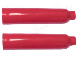 Insulator; red; Mat: PVC; Application: BU-41; 107mm; 2pcs.