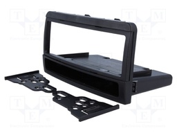 Radio mounting frame; Ford; 1 DIN; black