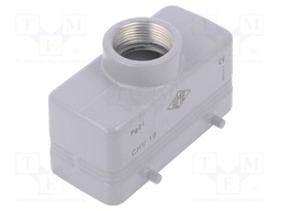 Enclosure: for HDC connectors; size 77.27; IP66; PG21; for cable