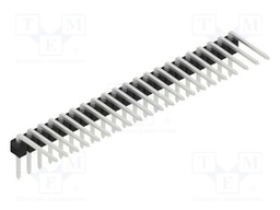 Connector: pin strips; pin header; male; PIN: 21; 2.54mm; THT; 1x21