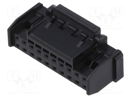 Plug; wire-board; female; DF51K; 2mm; PIN: 20; w/o contacts