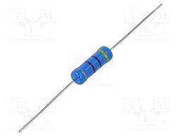 Resistor: metal film; THT; 4.7kΩ; 3W; ±5%; Ø6.5x17.5mm; axial