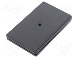 Enclosure: multipurpose; X: 54mm; Y: 85mm; Z: 10mm; ABS; black
