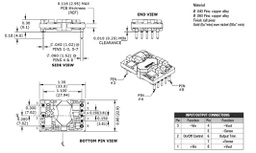 Converter: DC/DC; 50W; Uin: 9÷36V; Uout: 5VDC; Iout: 10A; DIP; 13.6g