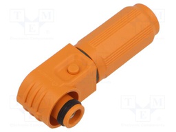 Connector: DC supply; plug; ES-100A; PIN: 1; for cable; crimped