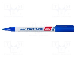 Marker: with liquid paint; blue; 1.5mm; Pro-Line Fine; Tip: round
