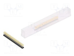 Connector: pin strips; pin header; male; PIN: 50; 2mm; SMT; 2x25