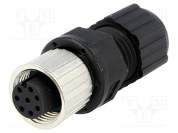 Plug; M12; PIN: 8; female; A code-DeviceNet / CANopen; for cable