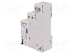 Relay: installation; bistable; NO x2; Ucoil: 24VAC; 17.6x90x65mm