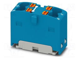 Splice terminal: rail; 17.5A; 450V; push-in; PA; L: 17.7mm; W: 8.3mm