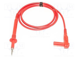 Test lead; 20A; probe tip,angular banana plug 4mm; Urated: 1kV
