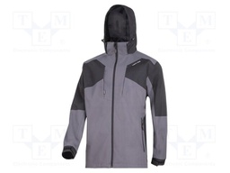 Work jacket; Size: XXXL; grey-black; 3IN1; 200g/m2