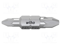 Screwdriver bit; Pozidriv®; PZ1,PZ2; 10pcs; double