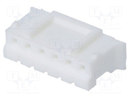 Plug; wire-board; female; 2mm; PIN: 6; w/o contacts; for cable; 100V