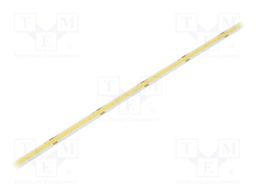 COB LED tape; white cold; 24V; LED/m: 480; 8mm; IP65; 8W/m; bendable